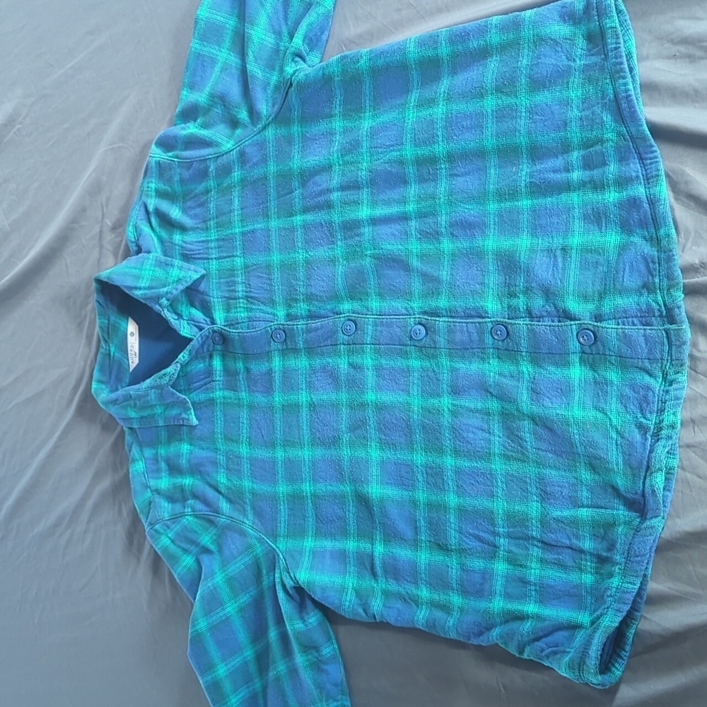 Rider By Lee Button Down Insulated Long Sleeve Flannel Shirt XL Women's - Picture 1 of 8